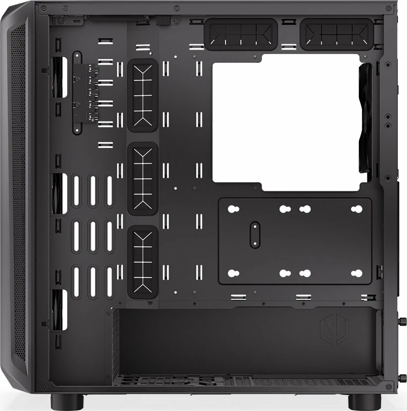 Kasë Endorfy Arx 700 Air EY2A012, Midi Tower ATX, xham i temperum, USB-C, e zezë