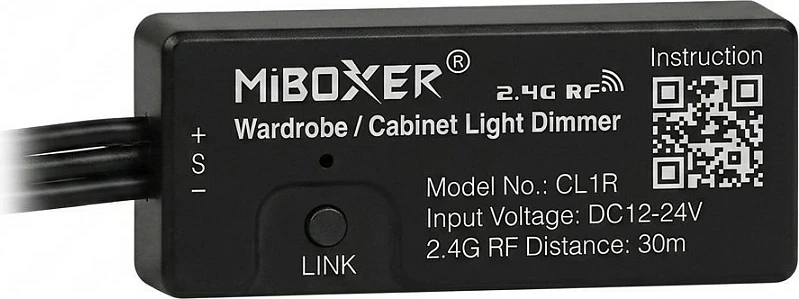 Kontroller LED Miboxer CL1R, dimmer 2.4GHz RF, DC12-24V