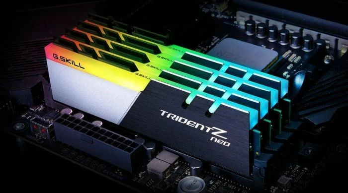 RAM Memorje G.Skill Trident Z Neo F4-3600C18D-32GTZN 32GB (2x16GB) DDR4 3600MHz CL18 RGB, zi dhe argjend
