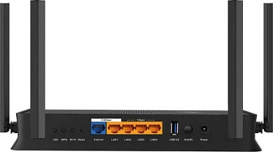 Router Wi‑Fi TP-Link Archer BE3600, Wi‑Fi 7, Dual-Band 2.4/5GHz, 2.5GbE, 4 Antena, e zezë