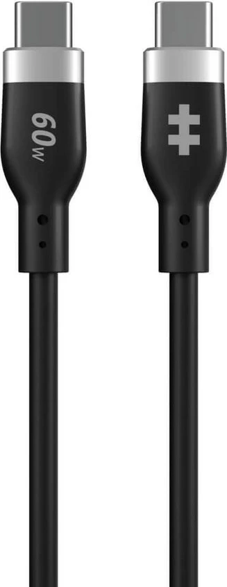 Kabllo USB-C Targus 1.5m, silikon, 60W, e zezë