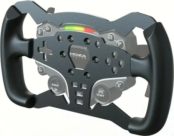 Timón formule për simulator garash Moza ES RS032 28 cm, i zi