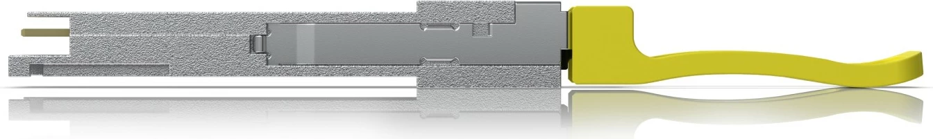 Transceiver Ubiquiti UACC-OM-QSFP28-PSM4, QSFP28, 100G, MPO-12, 2km, hiri/verdhë