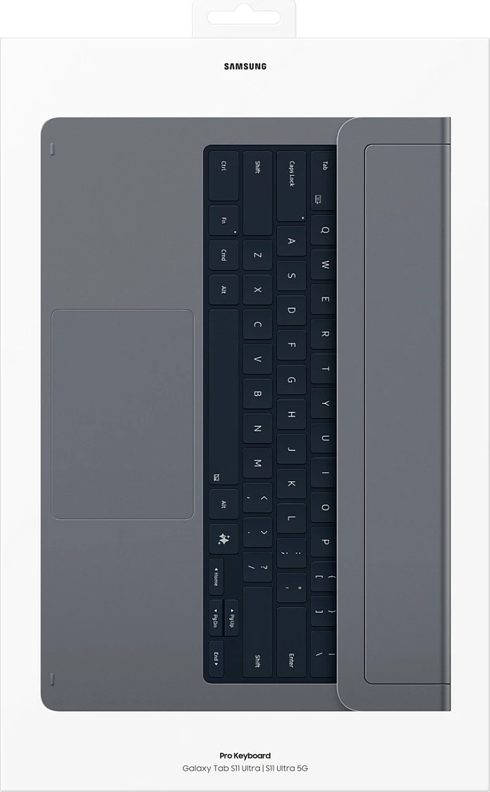Tastierë Samsung EF-DX935 për Galaxy Tab S11 Ultra, QWERTZ gjermanisht, me touchpad, gri