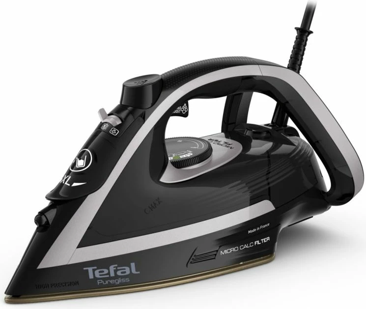 Hekur me avull Tefal Puregliss FV 8062, zi/gri