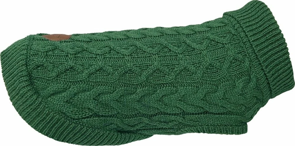 Triko për qen ZOLUX Jacquard R.35, 35 cm, jeshile