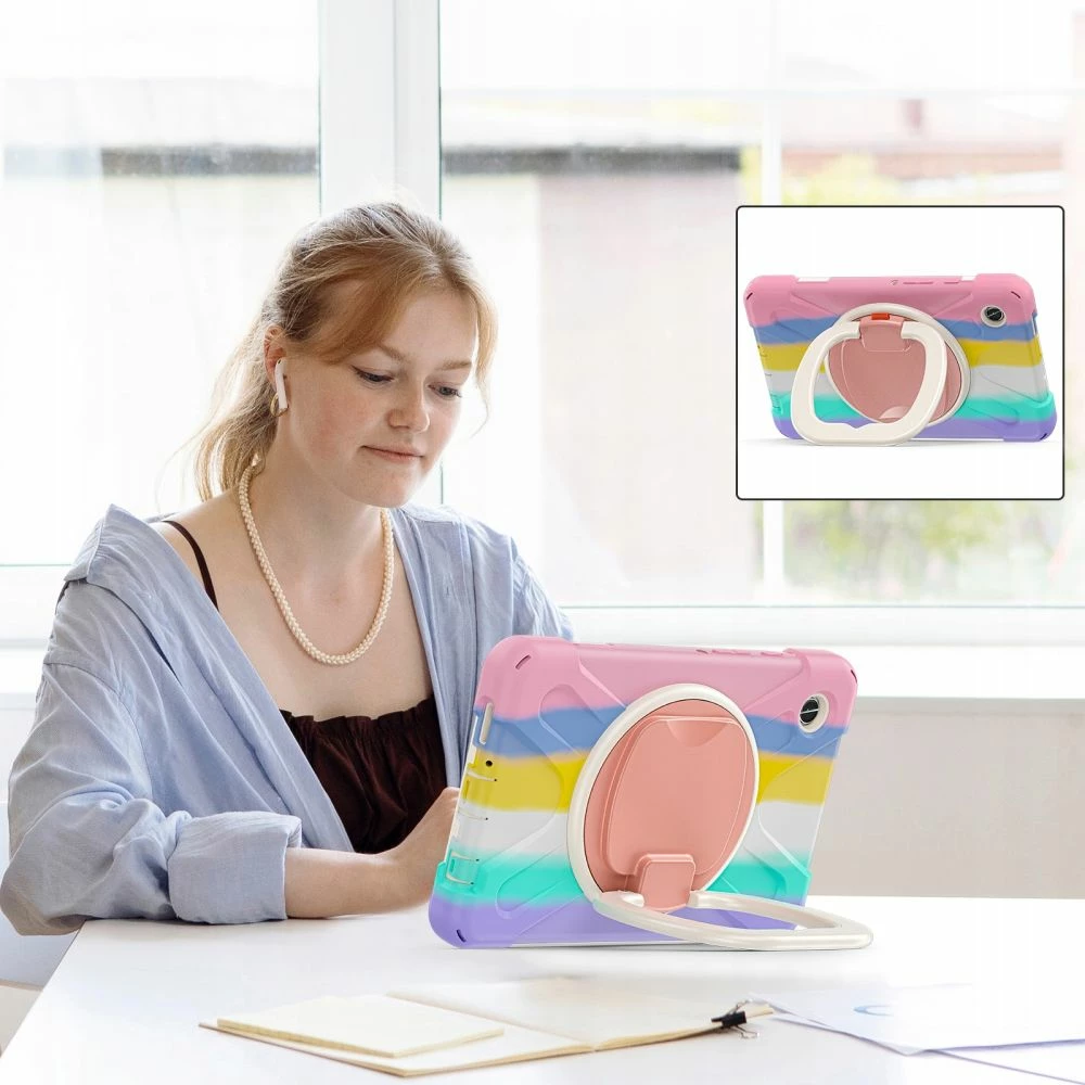 Mbështjellës tablet Tech-Protect X-Armor për Samsung Galaxy Tab A9+ 11", Rozë-Kaltër
