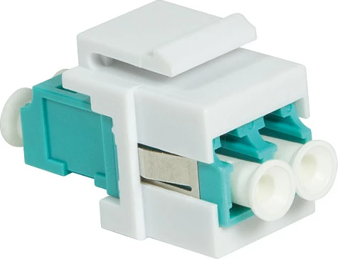 Keystone lidhës fibër LogiLink LC-Duplex Multimode, aqua