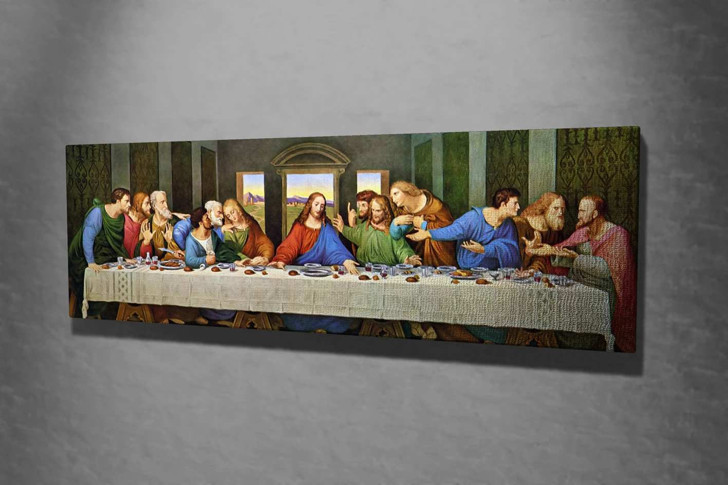 Pikturë dekorative në kanavacë, Wallity, PC140, shumëngjyrëshe, 30x80cm