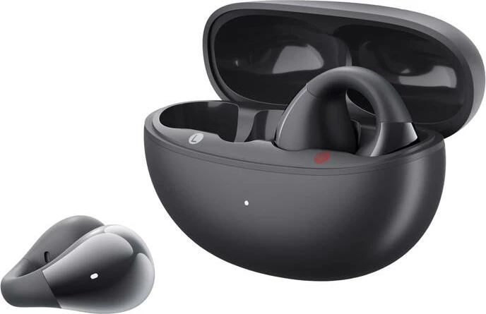 Kufje QCY Crossky Clip C30, wireless, Bluetooth 5.4, të zeza, me kuti karikimi