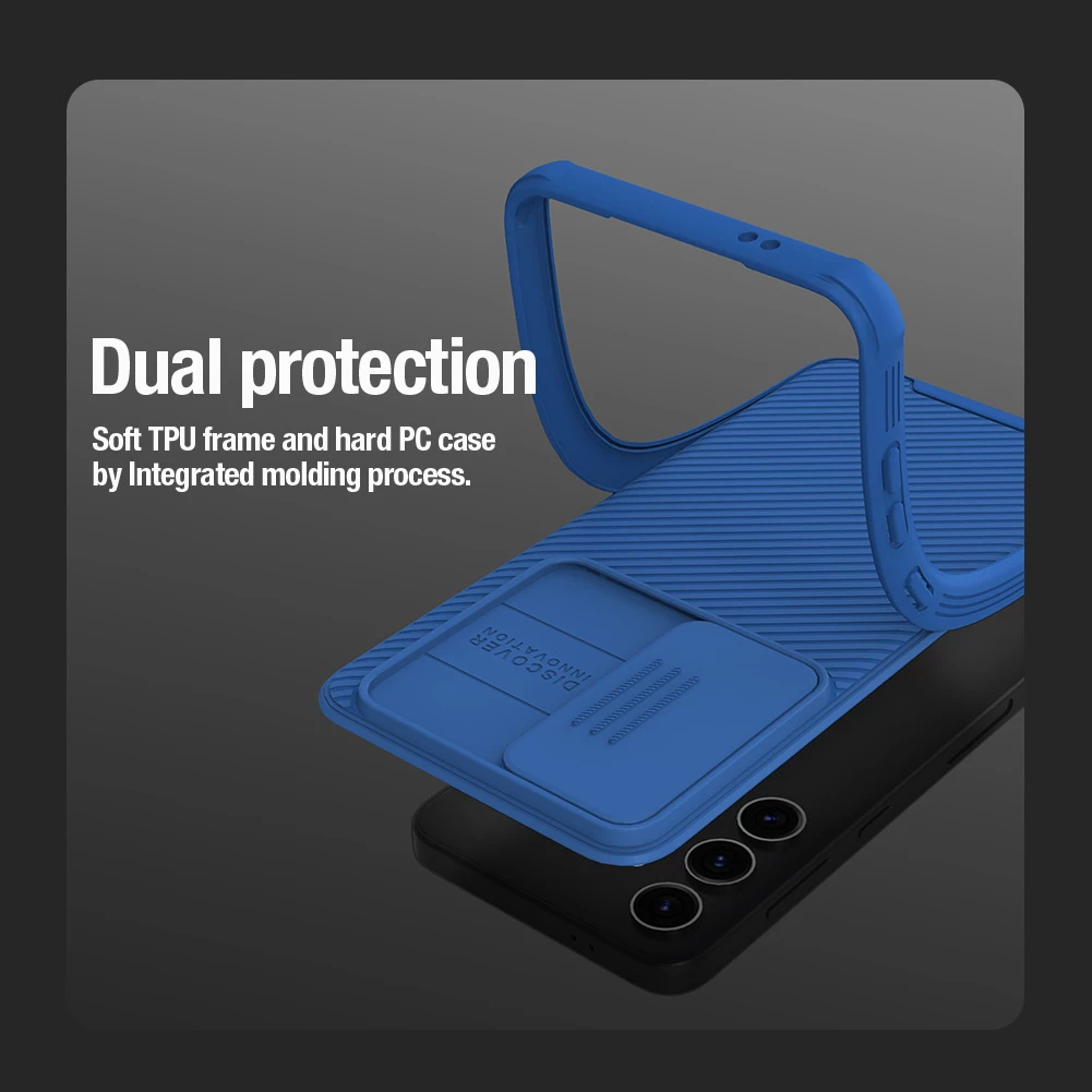Mbështjellës Nillkin CamShield Pro për Samsung Galaxy S24+, i gjelbër