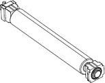 Rul platen Zebra P1058930-080 për printer ZT410, thermal transfer
