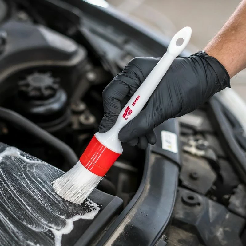 Brushe Eksterior Kuqe/bardhe 30mm