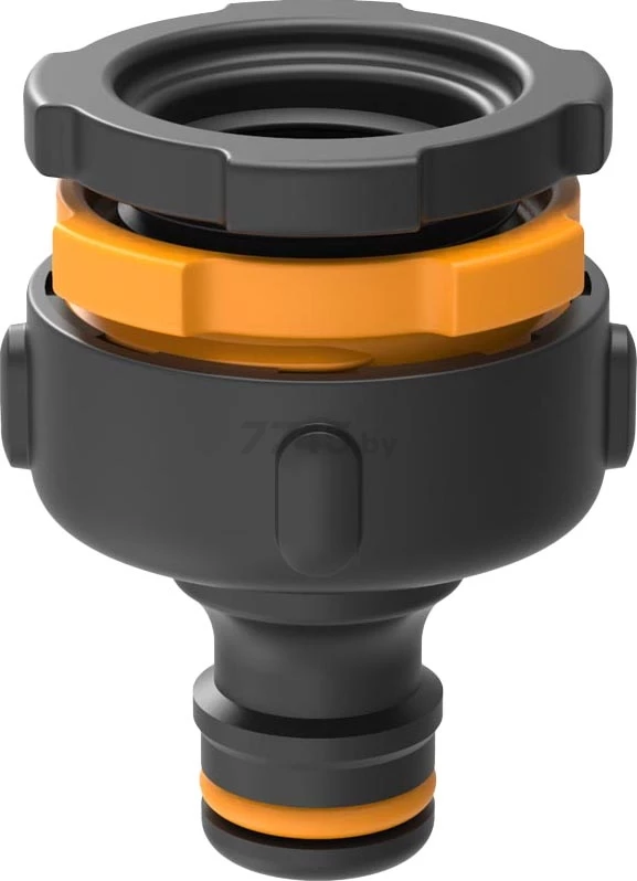 Lidhës uji Fiskars, zezë/ portokalli