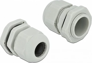 Glandë kablli DeLOCK PG16, IP68, për kabllo Ø deri 14 mm, 10 copë, gri