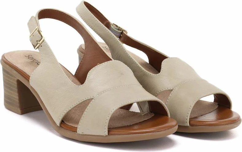 Sandale për femra Sergio Leone SK578-S, bezhë