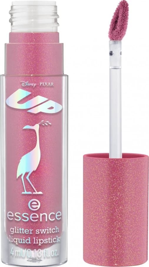 Shkëlqyes për buzë Essence Disney Pixar Up Glitter Switch 01 Paradise Falls, 4 ml