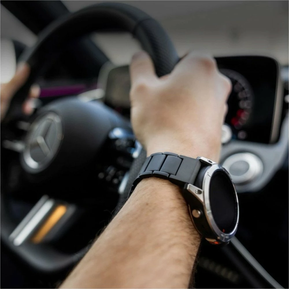 Rrip titani FIXED për Samsung Galaxy Watch Ultra 22 mm, i zi