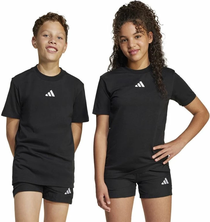 Maicë për fëmijë adidas Essentials JC9776, e zezë