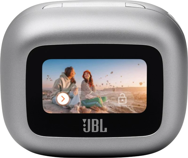 Kufje JBL Live Buds 3, wireless, Bluetooth, argjend