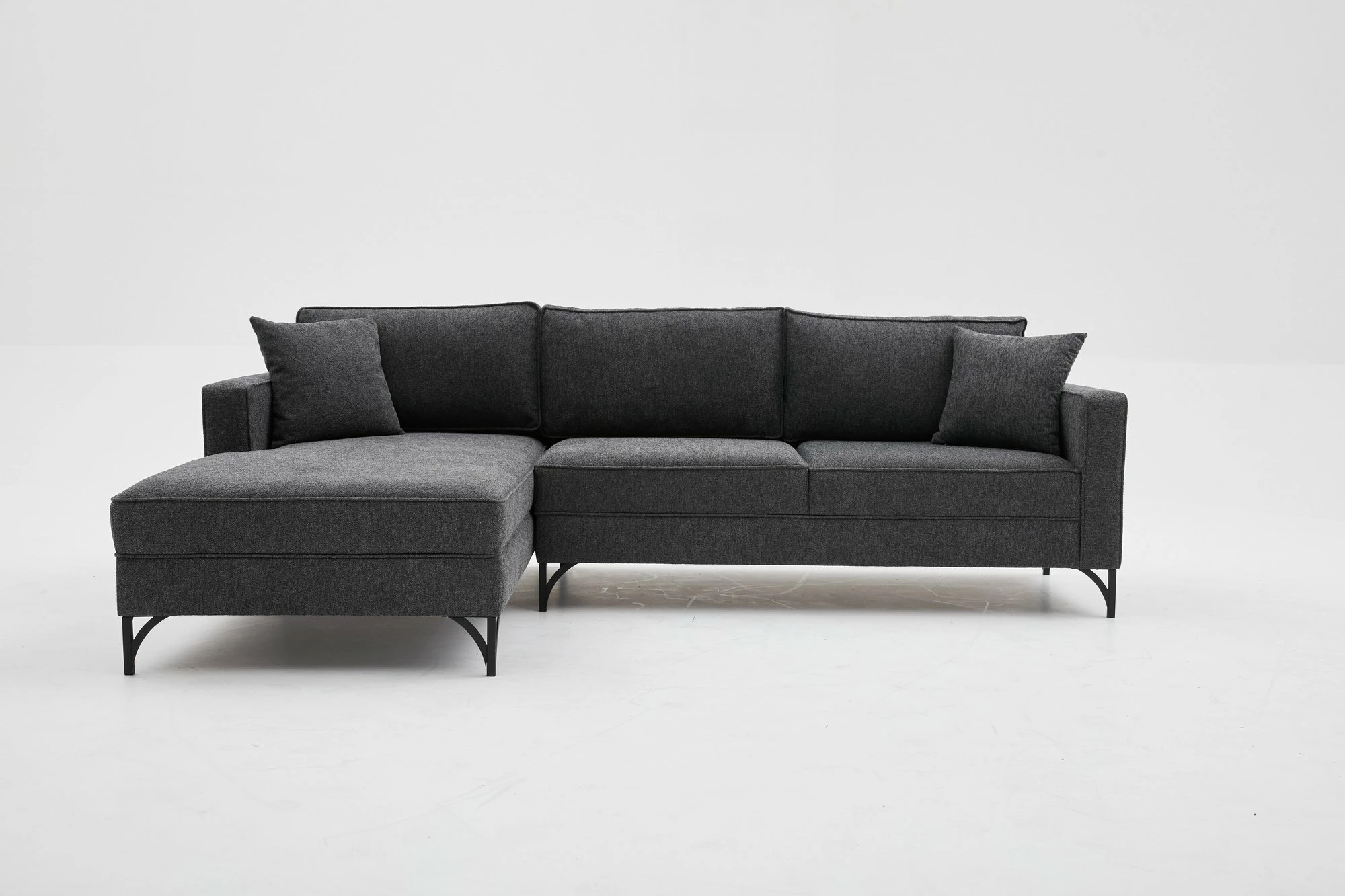 Këndare Atelier del Sofa, Berlin majtas, anthracite, e zezë