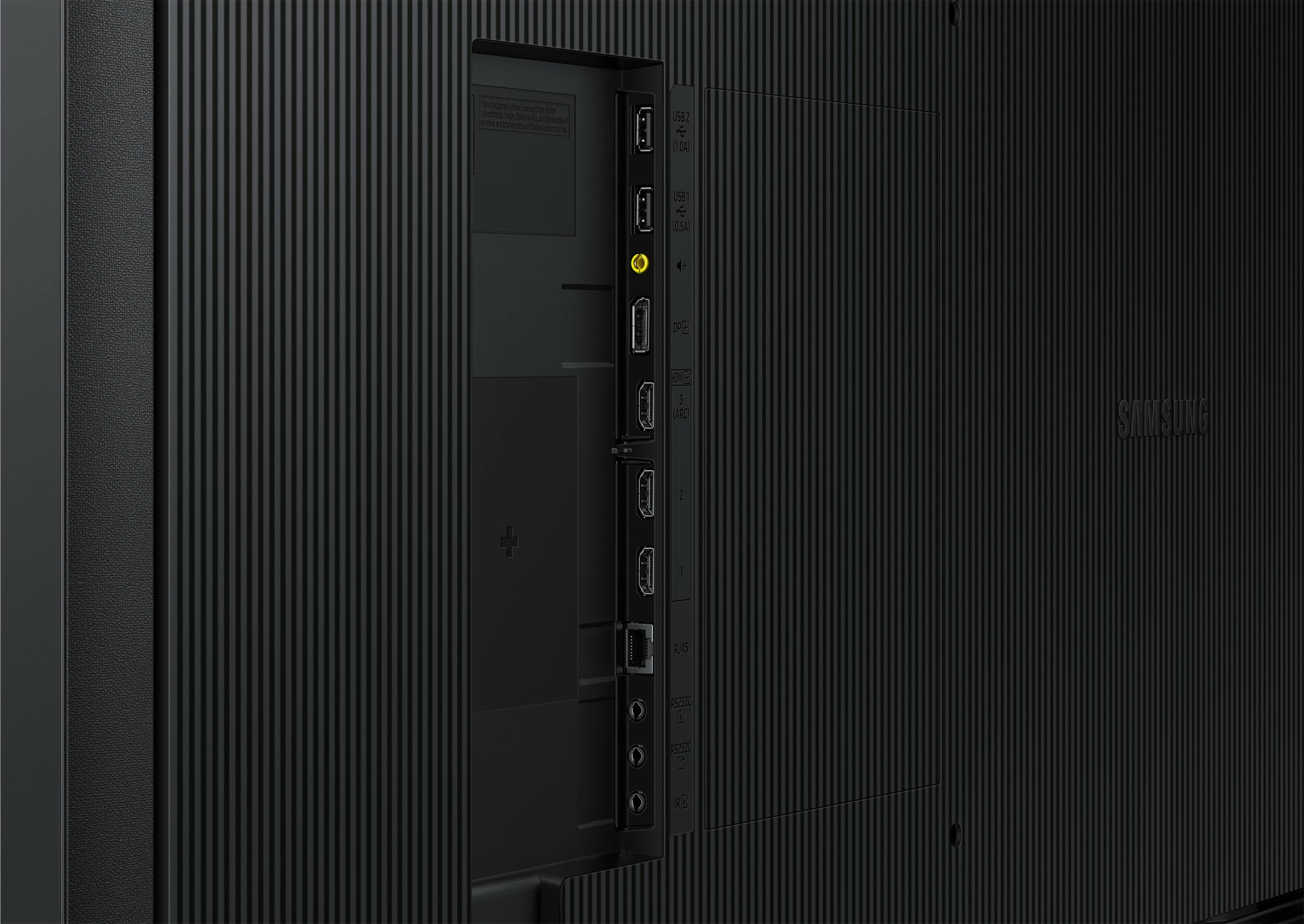 Panel digjital Samsung QH55C, 55", LCD, 3840 x 2160, Wi-Fi, 24/7, e zezë