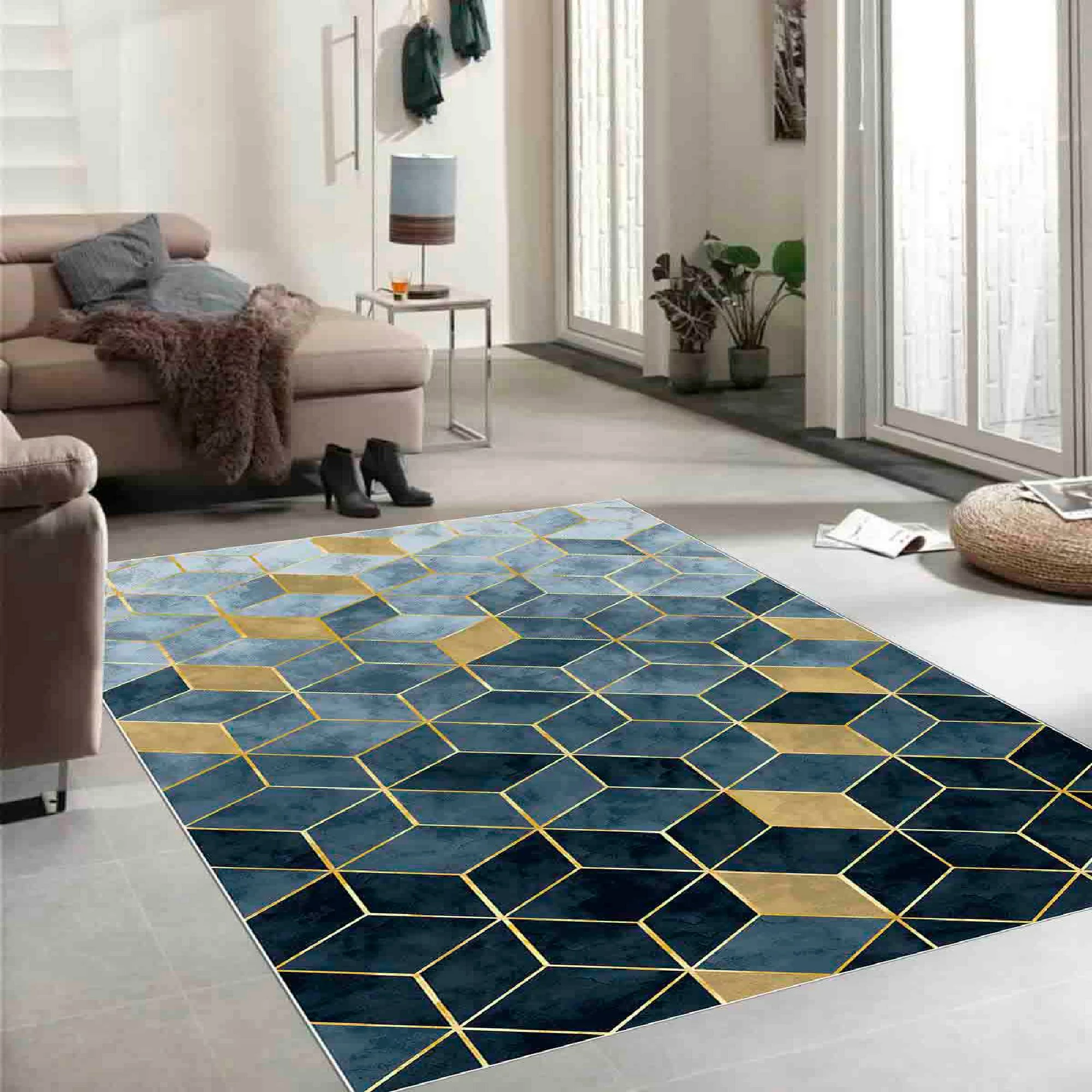 Qilim Conceptum Hypnose, 160x230cm, Exfab215, i bardhë, i gjelbër, i artë