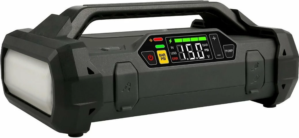 Jump starter Lokithor JA301, powerbank 20000mAh, kompresor, dritë LED, i zi