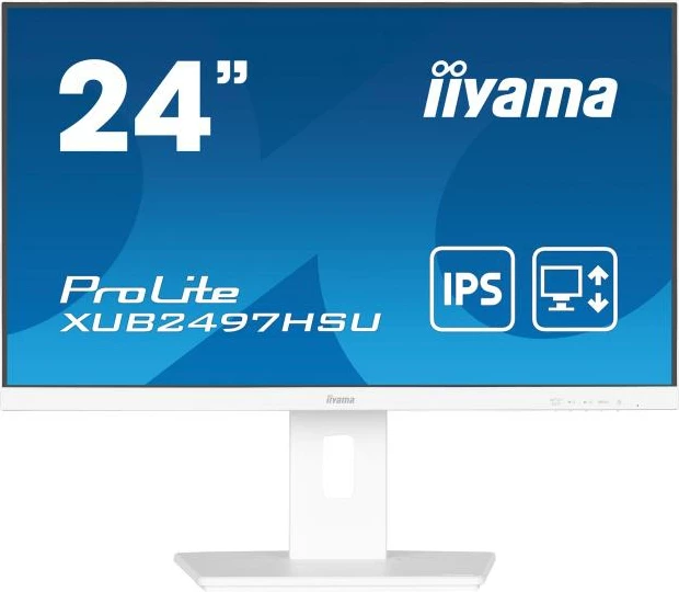 Monitor iiyama ProLite XUB2497HSU-W2 24\" IPS 100Hz AdaptiveSync, i bardhë
