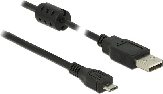 Kabllo USB DeLOCK 84902, USB-A në Micro-USB, 1.5 m, USB 2.0, e zezë