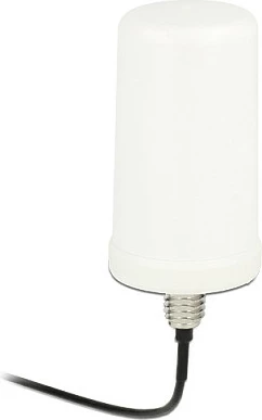 Antenë WLAN DeLOCK 89449, dual-band 2.4/5 GHz, RP-SMA, kabllo 3 m, IP67, e bardhë