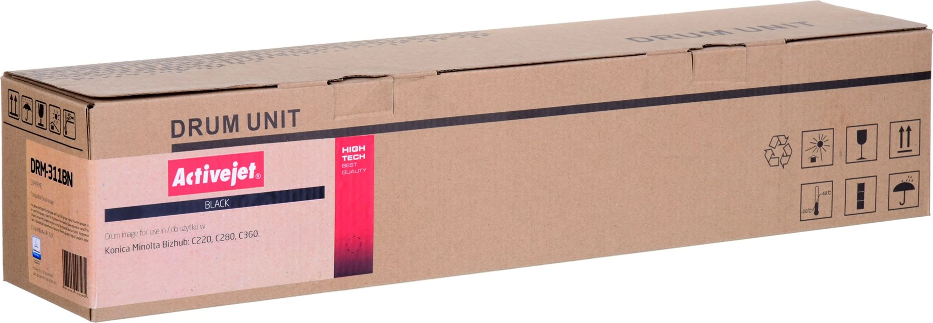 Toner zëvendësues Activejet ATO-B831MN për printer OKI, i vjollcë