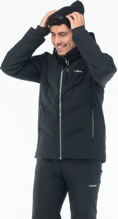 Jakne për meshkuj Fitanu CERTIS PRIMALOFT, e zezë