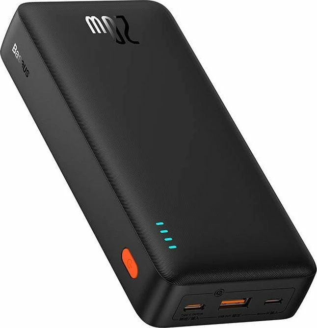 Powerbank Baseus Airpow 20000mAh 20W, e zezë