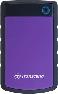 Hard disk i jashtëm Transcend StoreJet 25H3, 4TB, 2.5", USB 3.2 Gen 1, Zi, Vjollcë