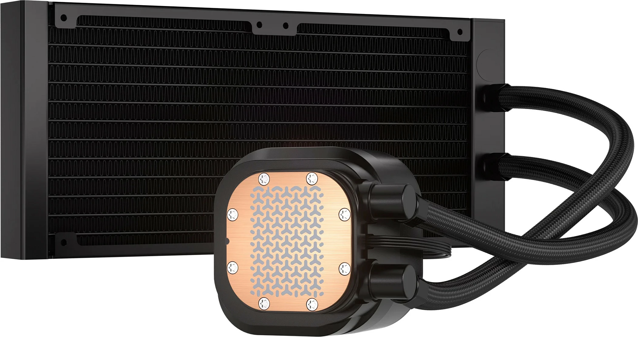 Ftohës procesori Corsair Nautilus 240 RS ARGB, all-in-one liquid, 2x ventilatorë, 2100 RPM, i zi