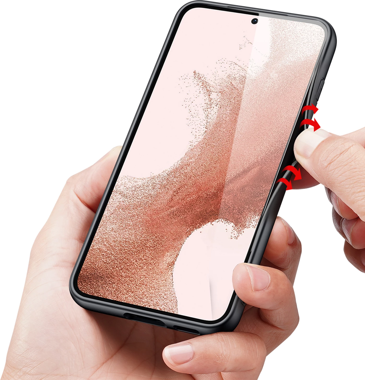 Mbështjellës Dux Ducis Fino për Samsung Galaxy S23+, kaltër