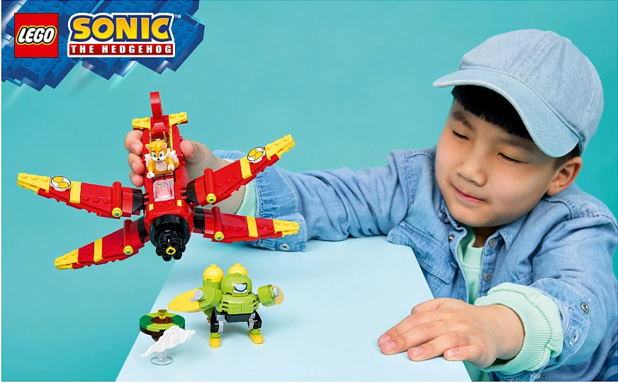 Set ndërtimi LEGO Sonic The Hedgehog 77119 Tails' Tornado-1, 310 copë, multicolor