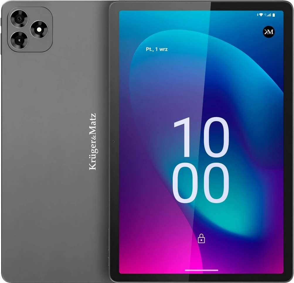 Tablet, Kruger & Matz, EAGLE 1078S KM1078S, 10.9" IPS 90 Hz, 6 GB RAM 128 GB, LTE (4G), Android 15, Graphite