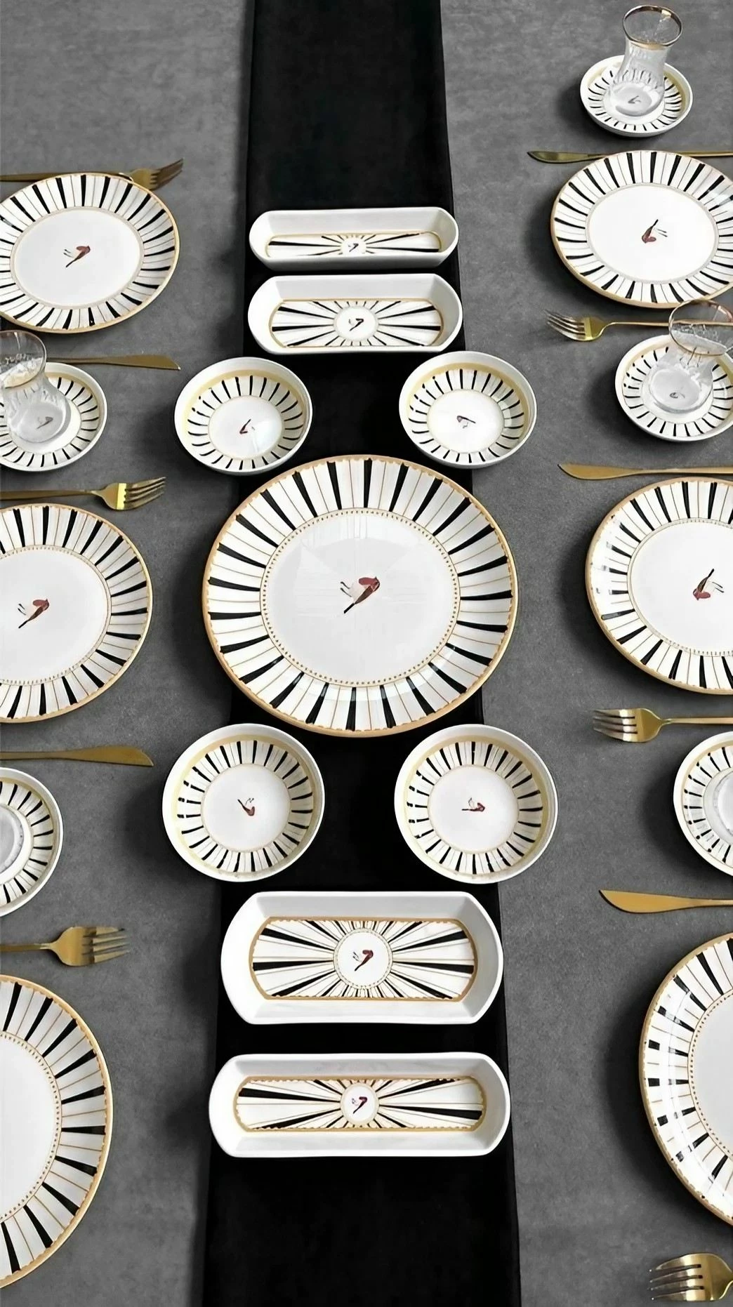 Set mëngjesi 21 pjesësh, Hermia Concept, Love 21KH