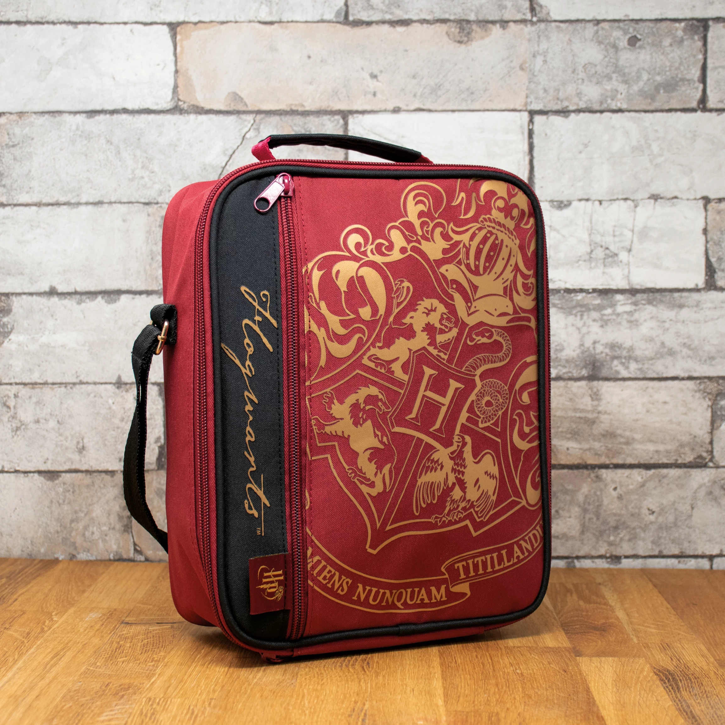 Çantë për drekë Blue Sky Harry Potter Deluxe 2 Pocket Crest Bag, burgundy