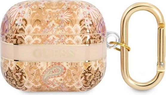 Mbështjellës Guess GUA3HHFLD për AirPods 3, Paisley Strap Collection, Ari