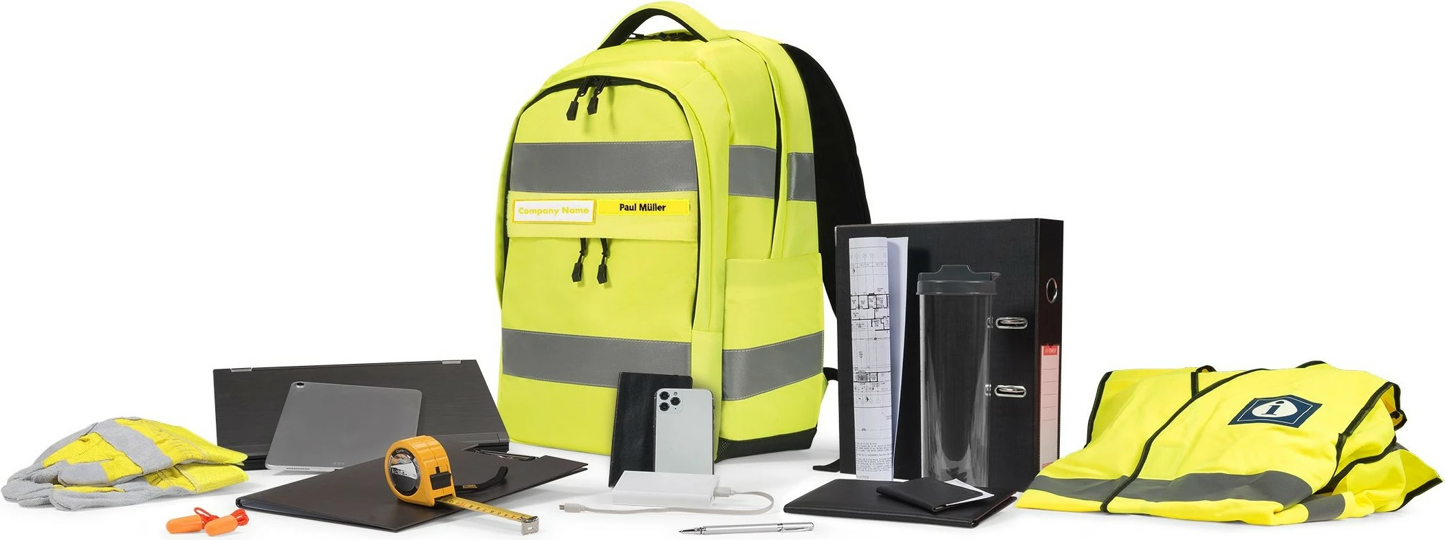 Çantë shpine Dicota HI-VIS 25L e verdhë