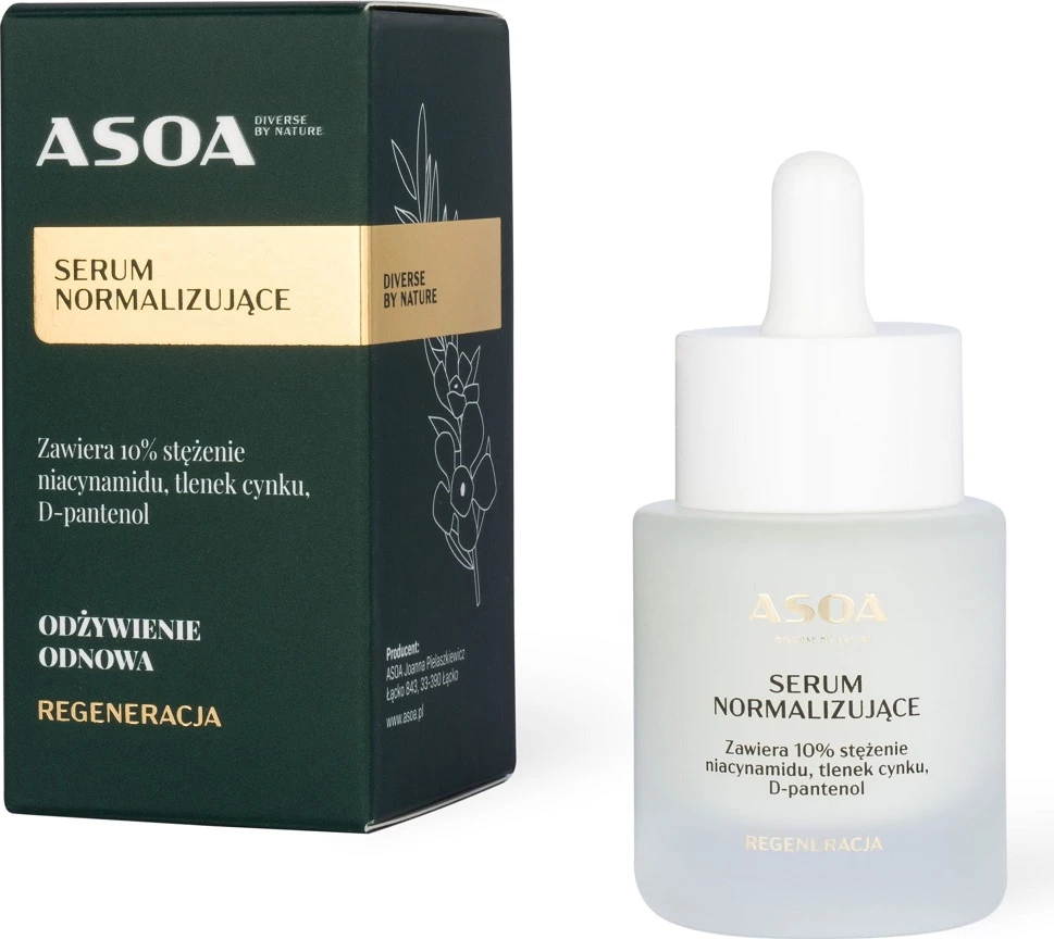 Serum normalizues për fytyrë Asoa për femra 30ml