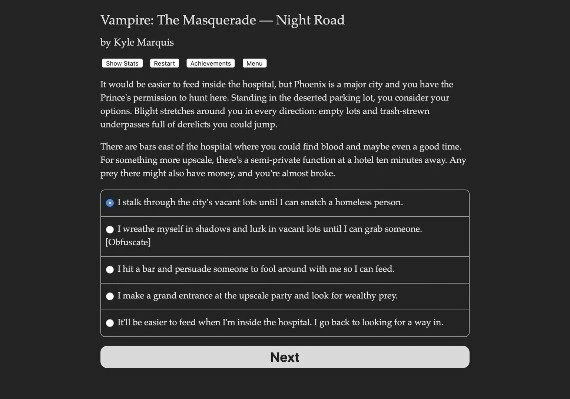 Vampire: The Masquerade - Night Road EN Global