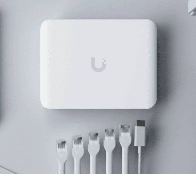 Switch Ubiquiti UniFi Flex Mini 2.5G, i menaxhuar, Desktop, Bardhë