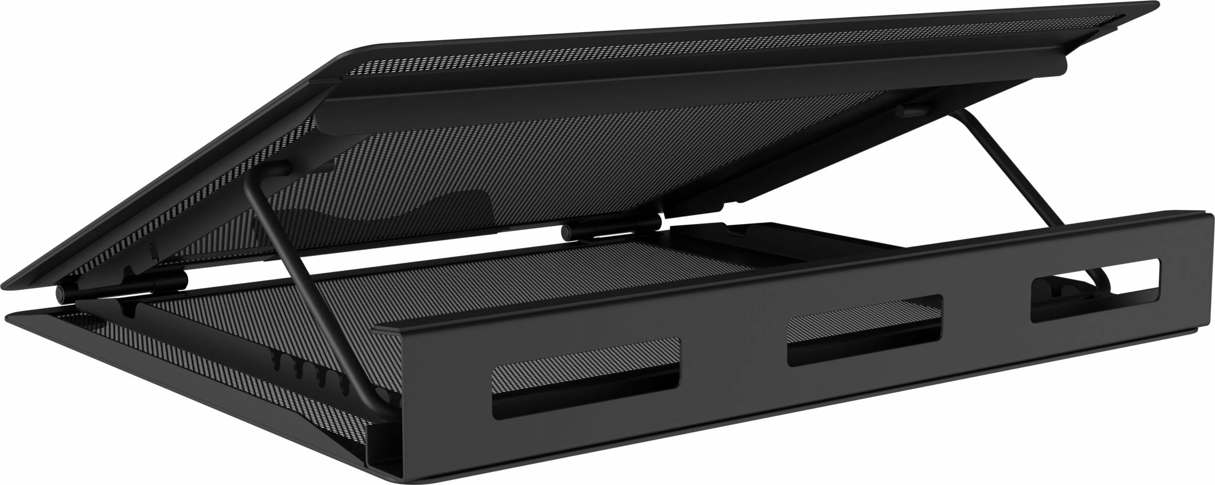 Mbajtëse laptopi Natec Tern 2 NPL-2271 për 12.1\"-17.3\", metal, 8 nivele këndi, e zezë