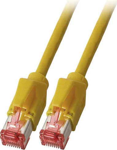 Kabllo rrjeti EFB Elektronik K8708GE.1, Cat6e, 1 m, S/FTP, RJ-45, 10 Gbit/s, e verdhë