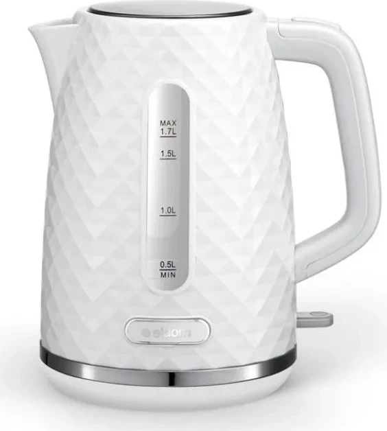 Çajnik elektrik Eldom C280B Elli, 1.7L, 2200W, bardhë