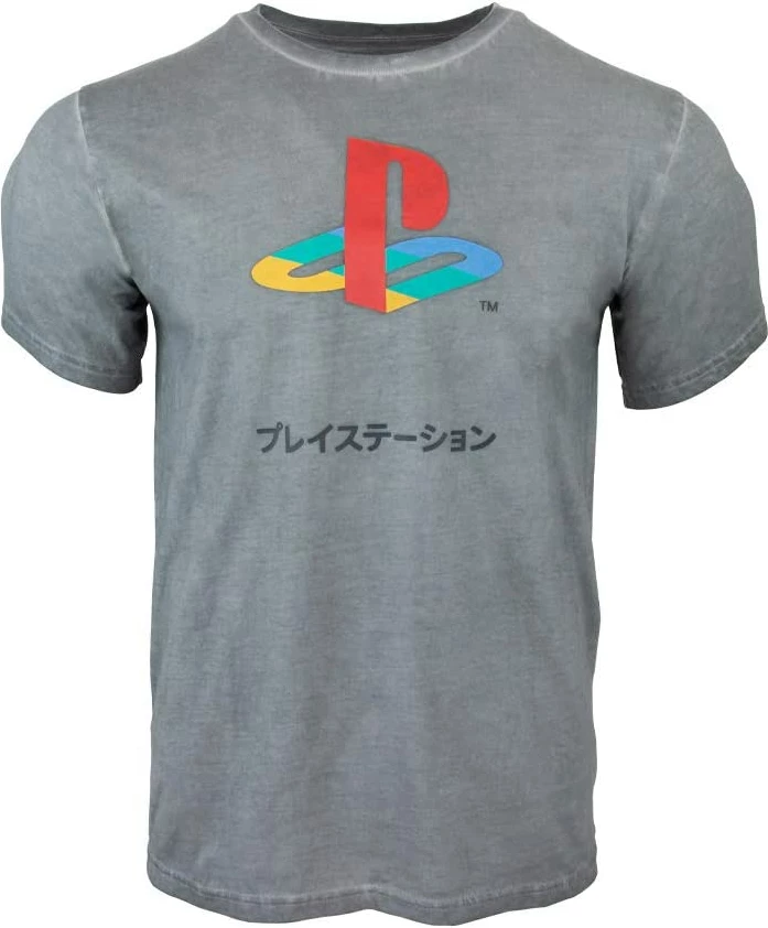 Maicë Numskull PlayStation, mëngë të shkurta, madhësia S, gri